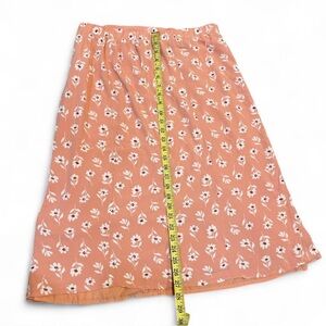 Women’s Dip Dusty Pink Floral Midi Skirt Size L